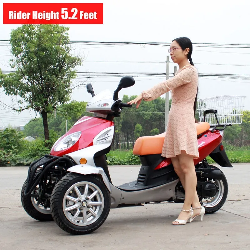 DF50TKA Trike Scooter California Legal - 50cc
