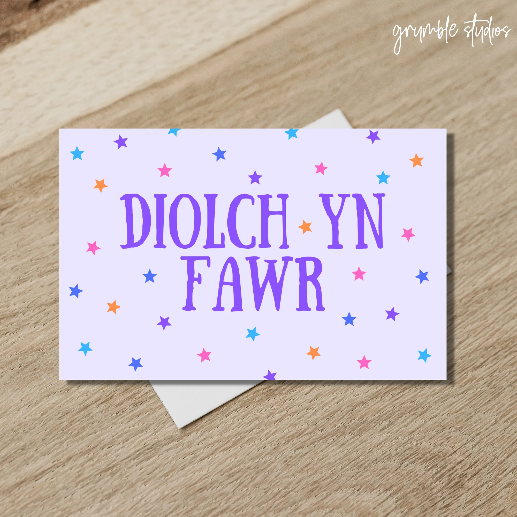 Diolch yn Fawr Welsh Card