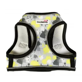 Doodlebone Originals Snappy Dog Harness Neon Paint Splat 7 Sizes