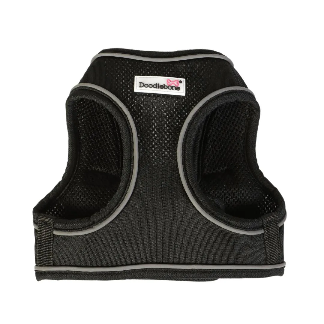 Doodlebone Snappy Dog Harness - Coal Black