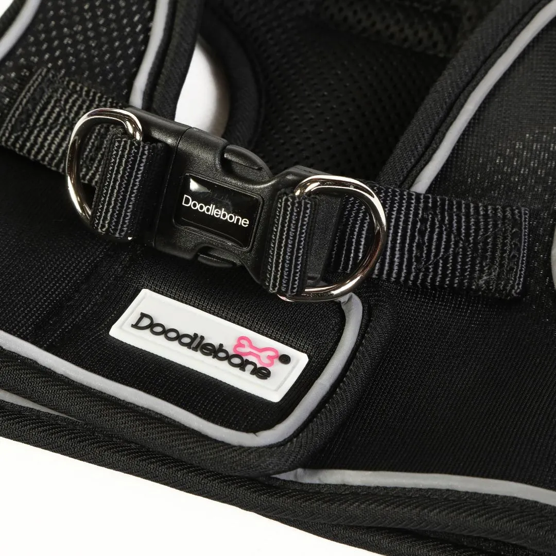 Doodlebone Snappy Dog Harness - Coal Black