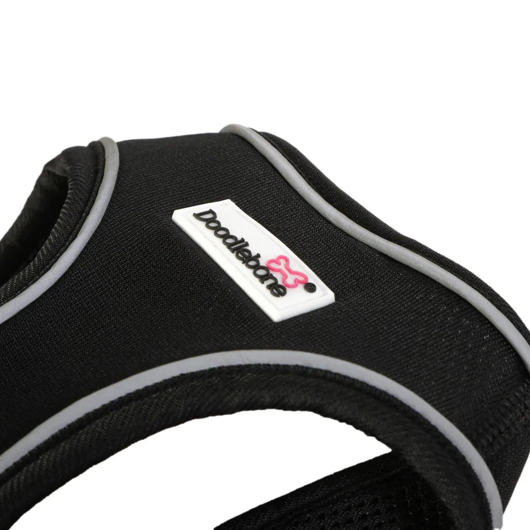 Doodlebone Snappy Dog Harness - Coal Black