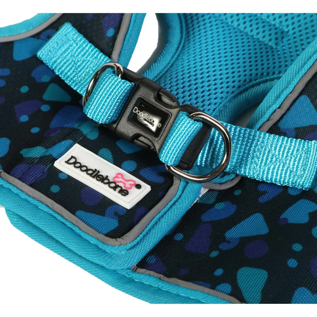 Doodlebone Snappy Dog Harness - Electric Party