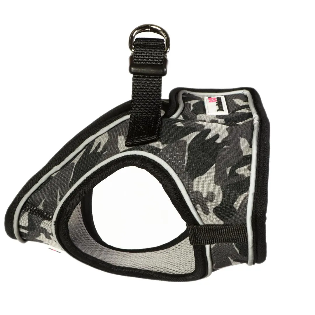 Doodlebone Snappy Step In Dog Harness - Smokey Grey Camo