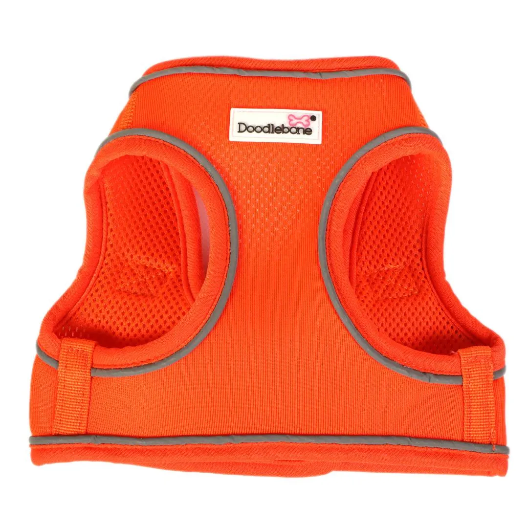 Doodlebone Snappy Step In Dog Harness - Tangerine Orange