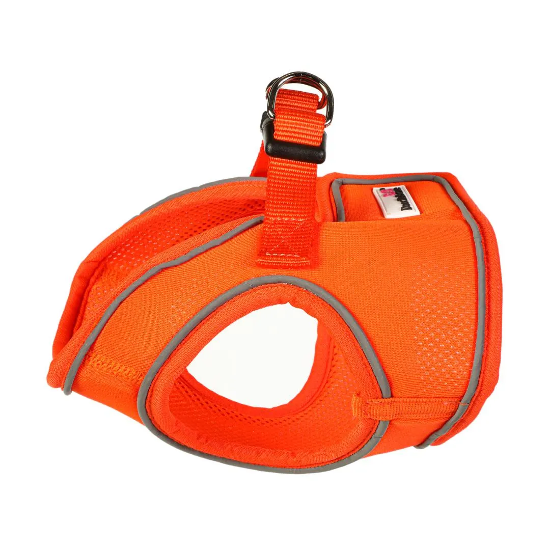 Doodlebone Snappy Step In Dog Harness - Tangerine Orange