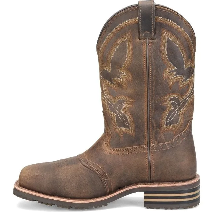 Double H Men's Jeyden Brown Waterproof Composite Toe Work Boots DH5124