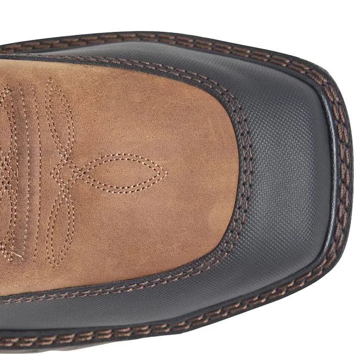Double H Men's Phantom Rider Rebuke Dark Brown Waterproof Composite Toe Work Boots DH5397