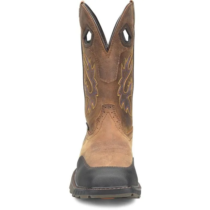 Double H Men's Phantom Rider Rebuke Dark Brown Waterproof Composite Toe Work Boots DH5397