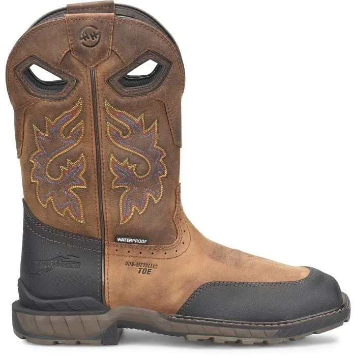Double H Men's Phantom Rider Rebuke Dark Brown Waterproof Composite Toe Work Boots DH5397