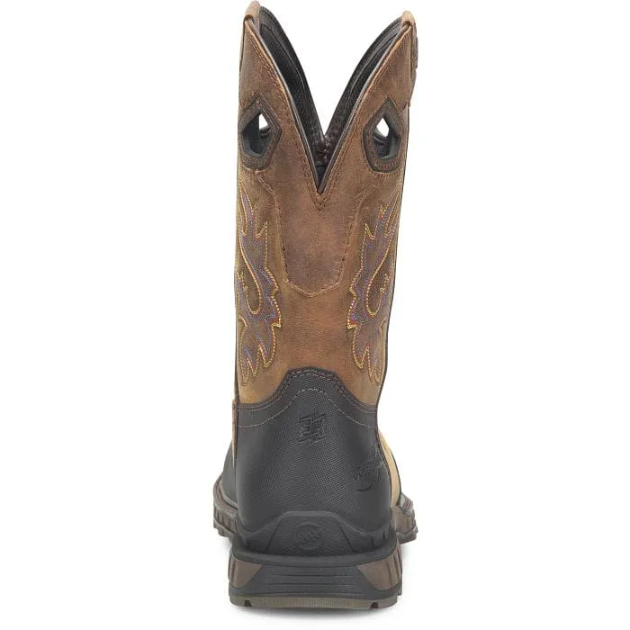 Double H Men's Phantom Rider Rebuke Dark Brown Waterproof Composite Toe Work Boots DH5397