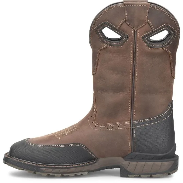 Double H Men's Phantom Rider Visor Dark Brown Waterproof Composite Toe Work Boots DH5396