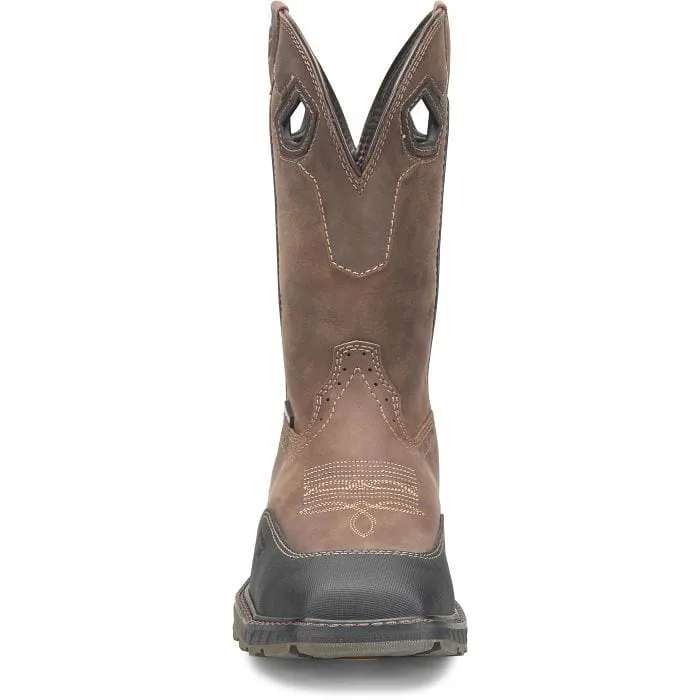 Double H Men's Phantom Rider Visor Dark Brown Waterproof Composite Toe Work Boots DH5396