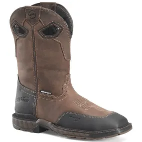 Double H Men's Phantom Rider Visor Dark Brown Waterproof Composite Toe Work Boots DH5396