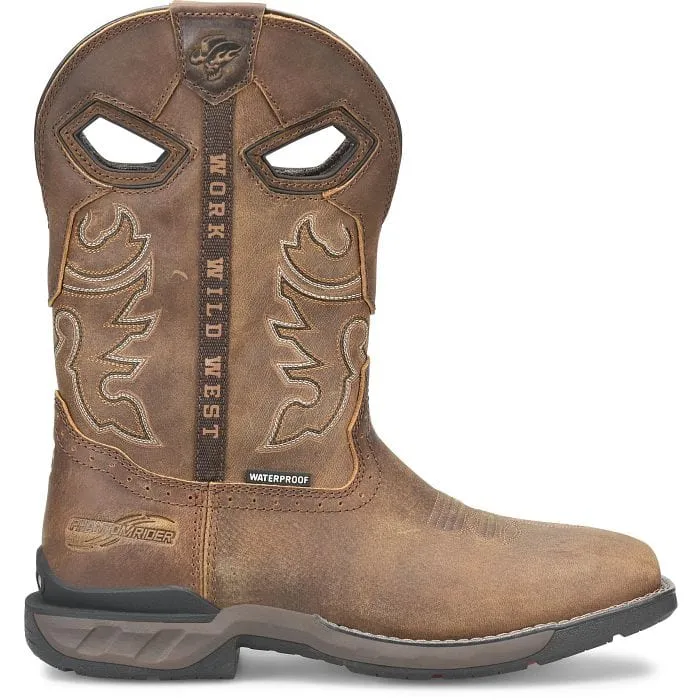 Double H Men's Phantom Rider Wilmore Waterproof Square Toe Work Boots DH5380
