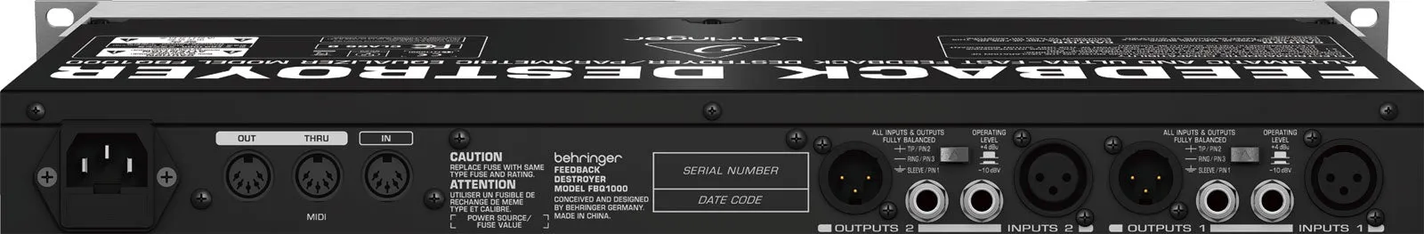 FEEDBACK DESTROYER FBQ1000