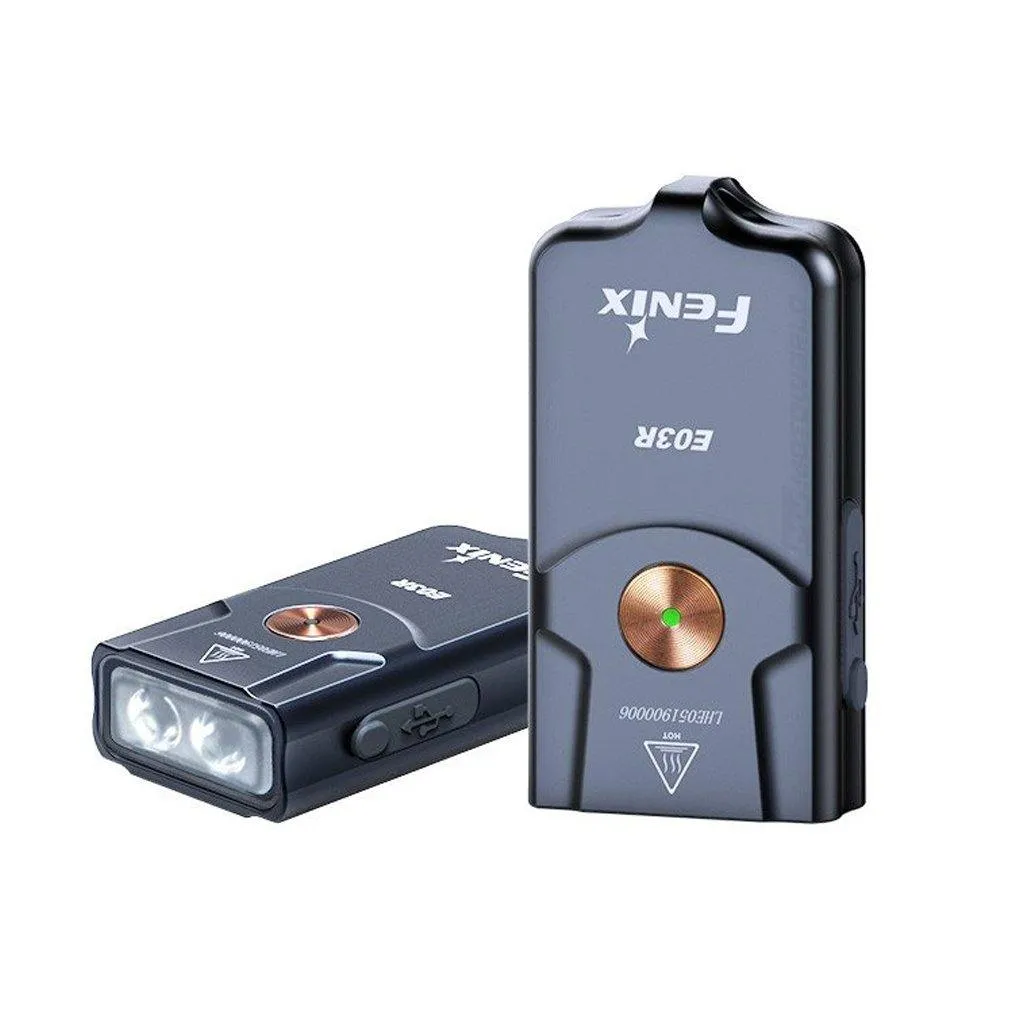 FENIX E03R ALL METAL KEYCHAIN FLASHLIGHT