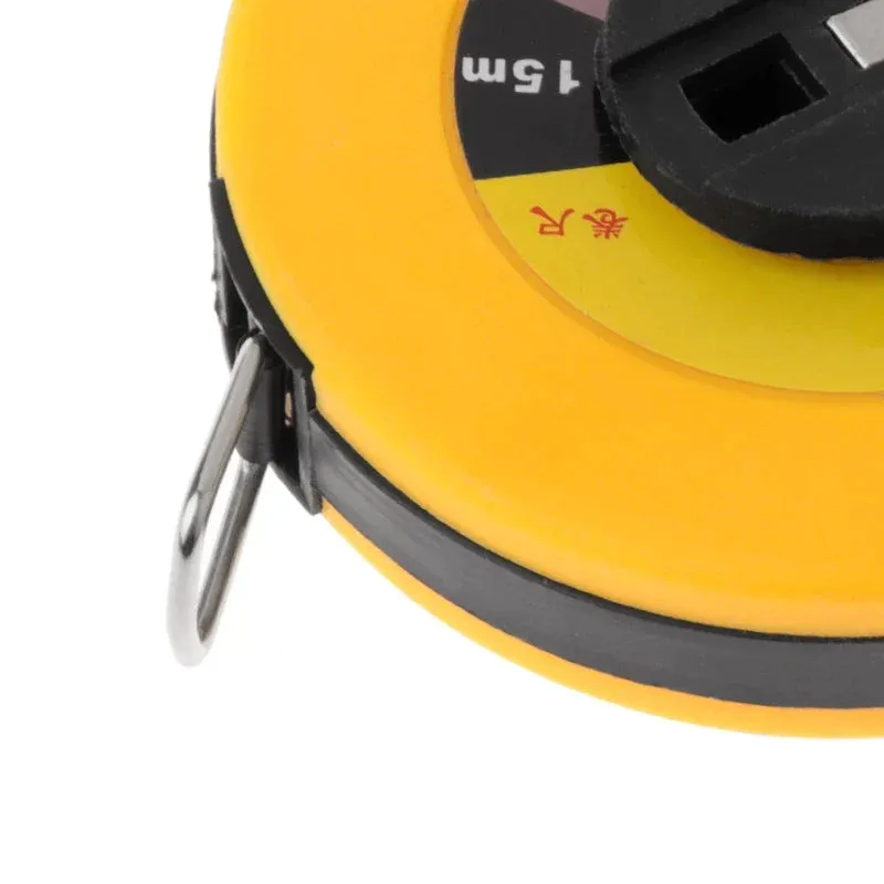 Fiber Measuring Tape 10/30m Hand-held Disc Flexible Ruler Wind Up Measure
