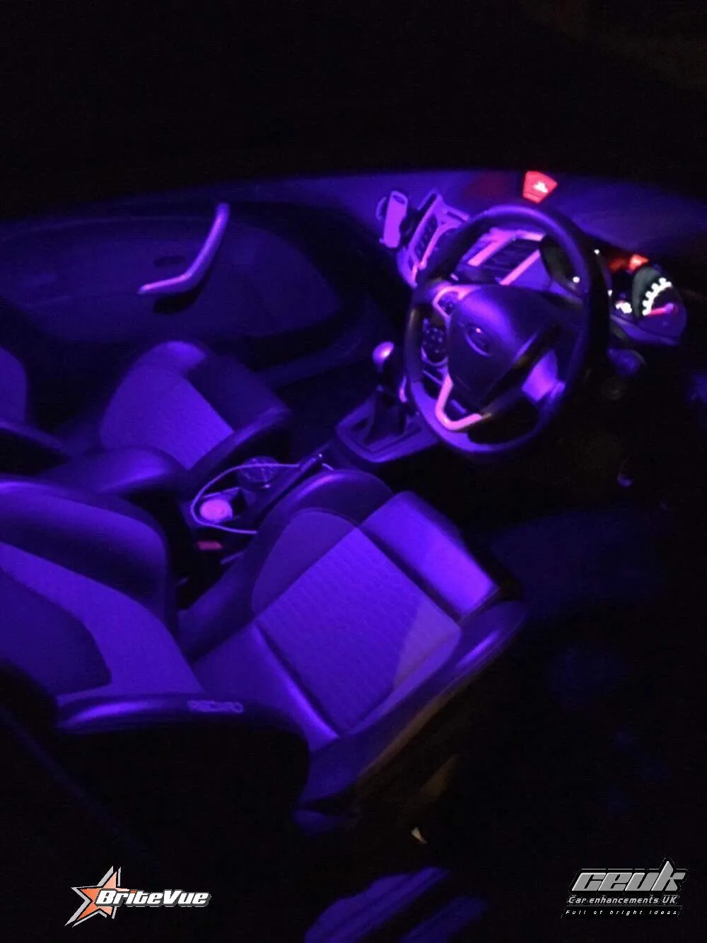 Fiesta mk7 ST #Enhanced Interior light kit