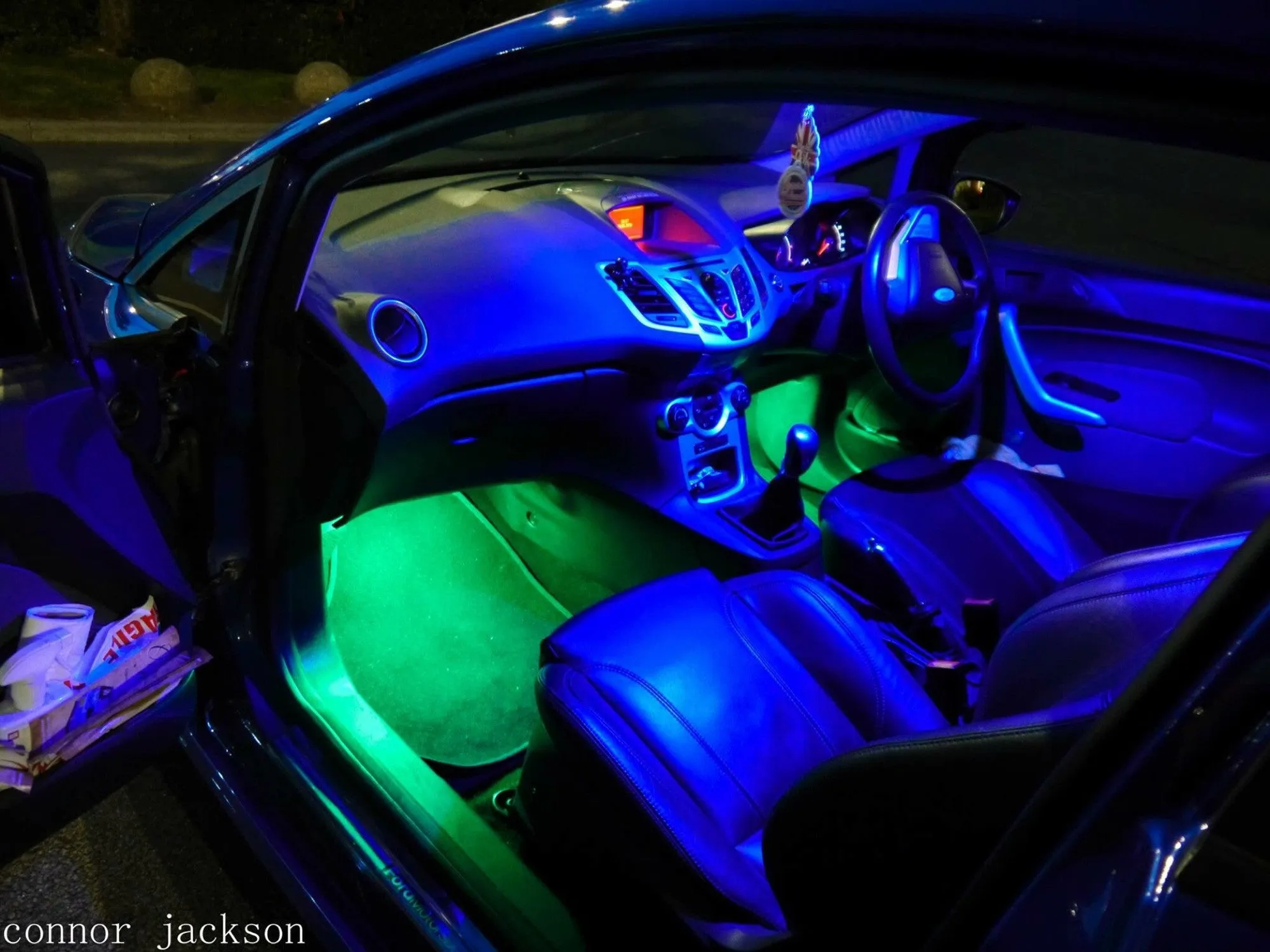 Fiesta mk7 ST #Enhanced Interior light kit