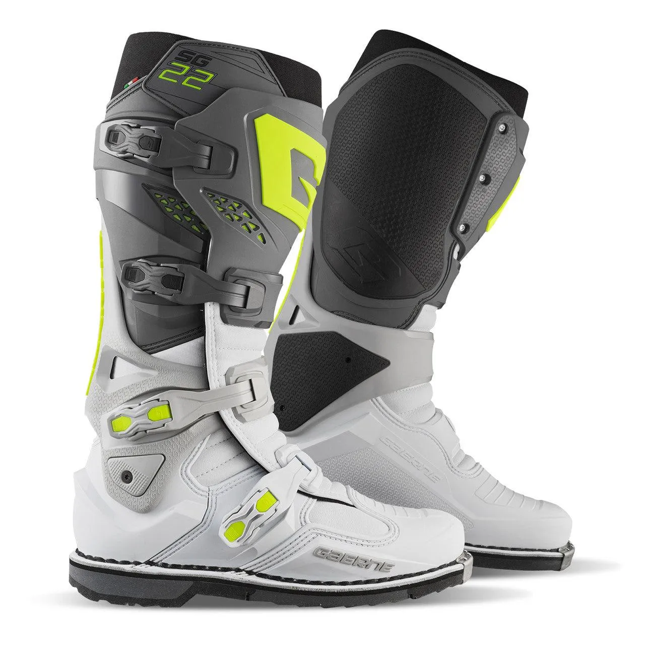 Gaerne SG-22 Boots - Anthracite/White/Grey