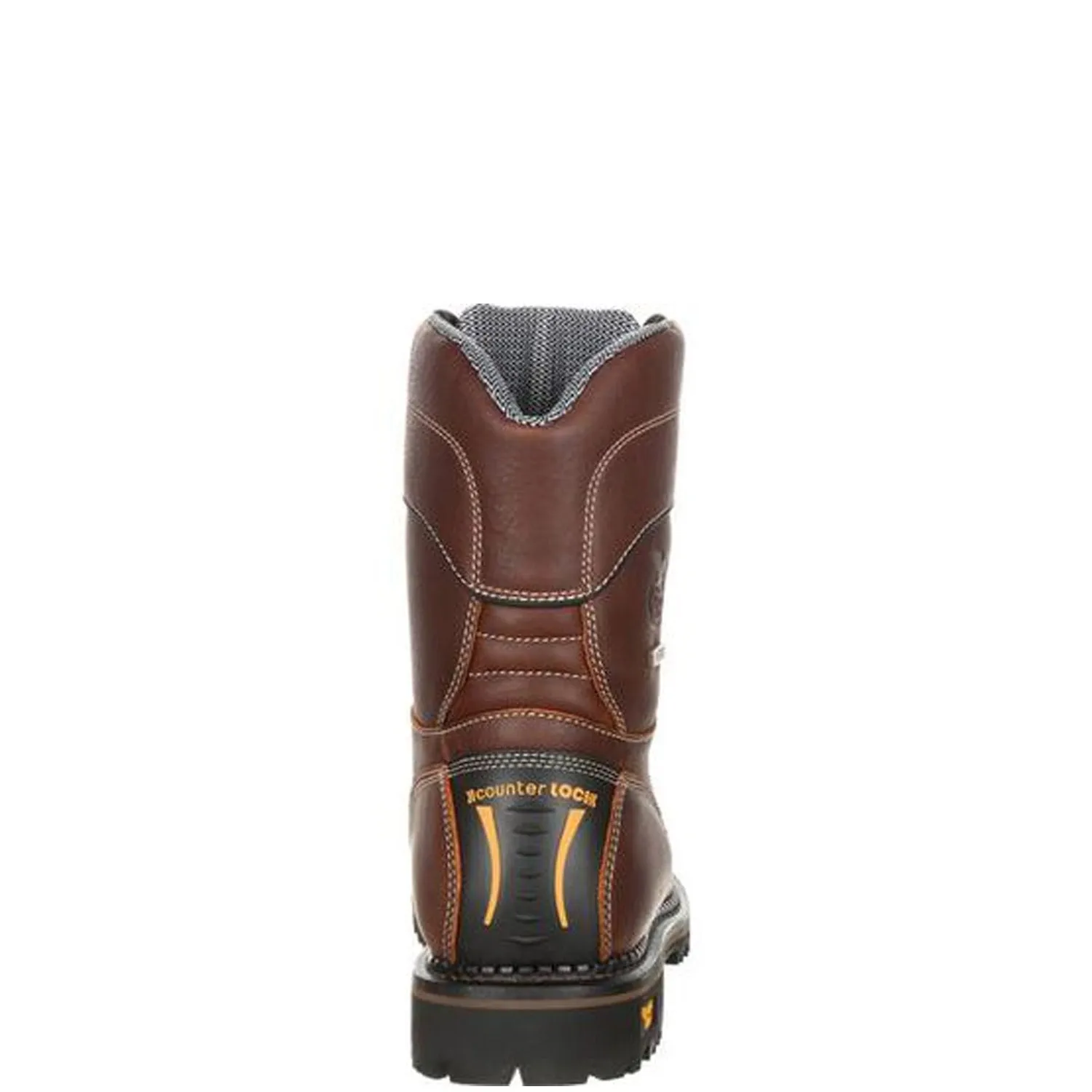 Georgia Boot Men's AMP LT 9" Waterproof EH Comp Toe Low Heel Logger Boot