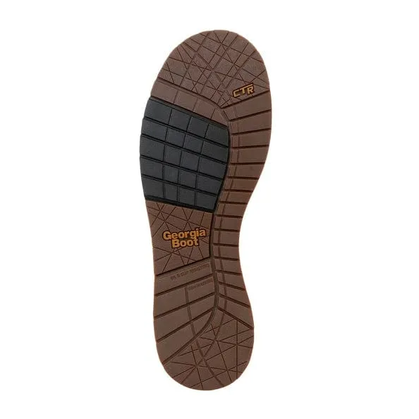 Georgia Boot Men's Amp LT Brown Wedge Steel Toe Waterproof Work Boot GB00351