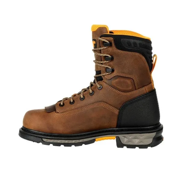 Georgia Boot Men's Carbo-Tec LTX Black and Brown Waterproof Round Toe Work Boot GB00392