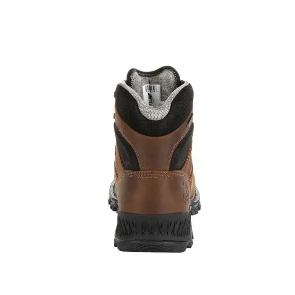 Georgia Boot Men's Rumbler Black and Brown Composite Toe Waterproof Work Boot GB00284