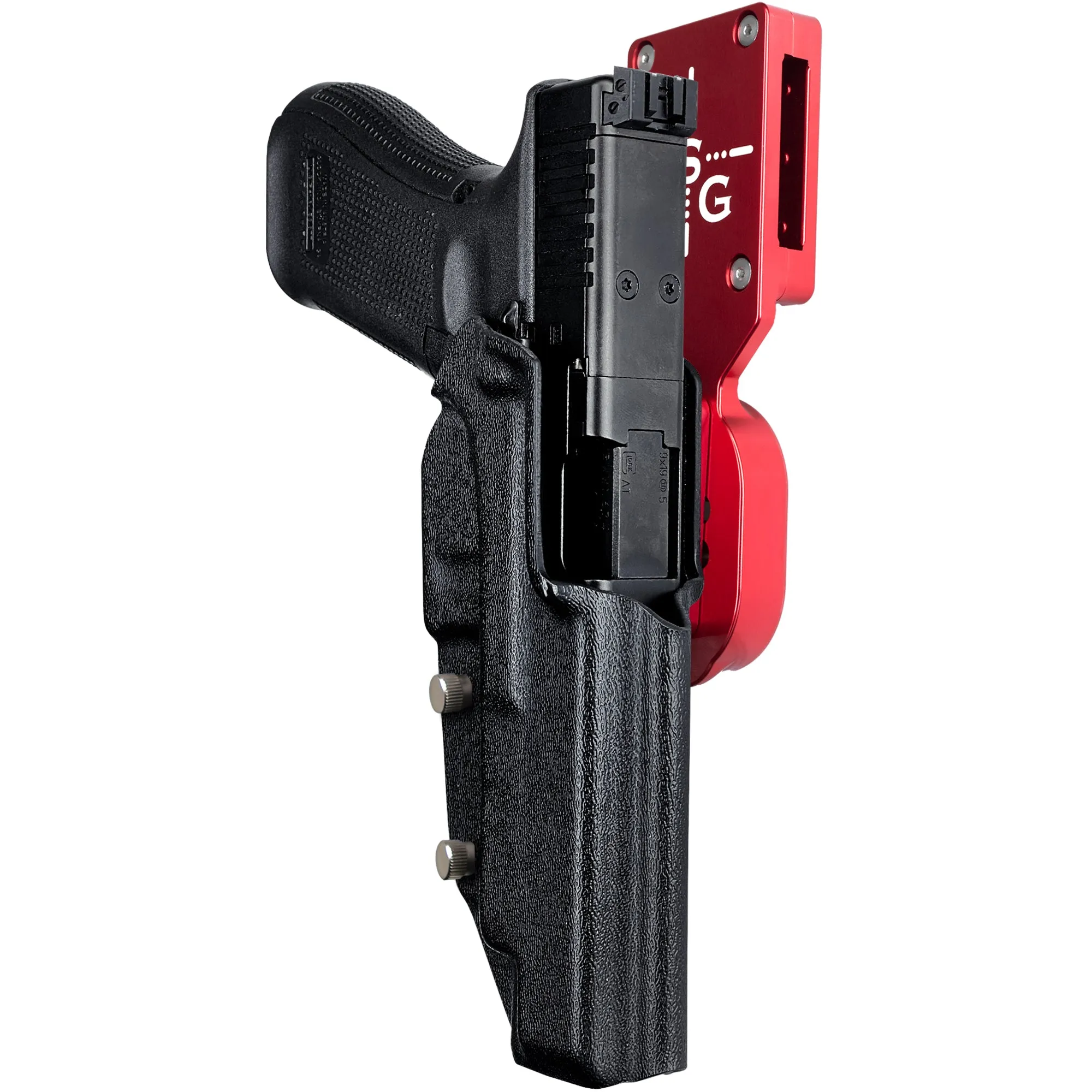 Glock 17 19 19X 22 34 44 45 w/ Align Tactical Thumb Rest Pro Heavy Duty Competition Holster