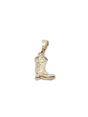 Gold Filled 18KT Smaller Cowboy Boot Charm