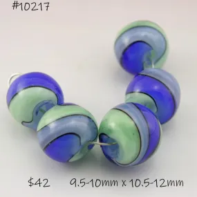 Green Periwinkle BlueSparkle Twist Round Set (Copy)