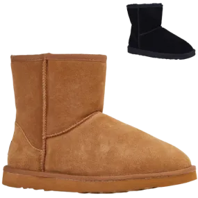 GROSBY Jackaroo Mens UGG Boots Genuine Sheepskin Suede Leather Short Classic