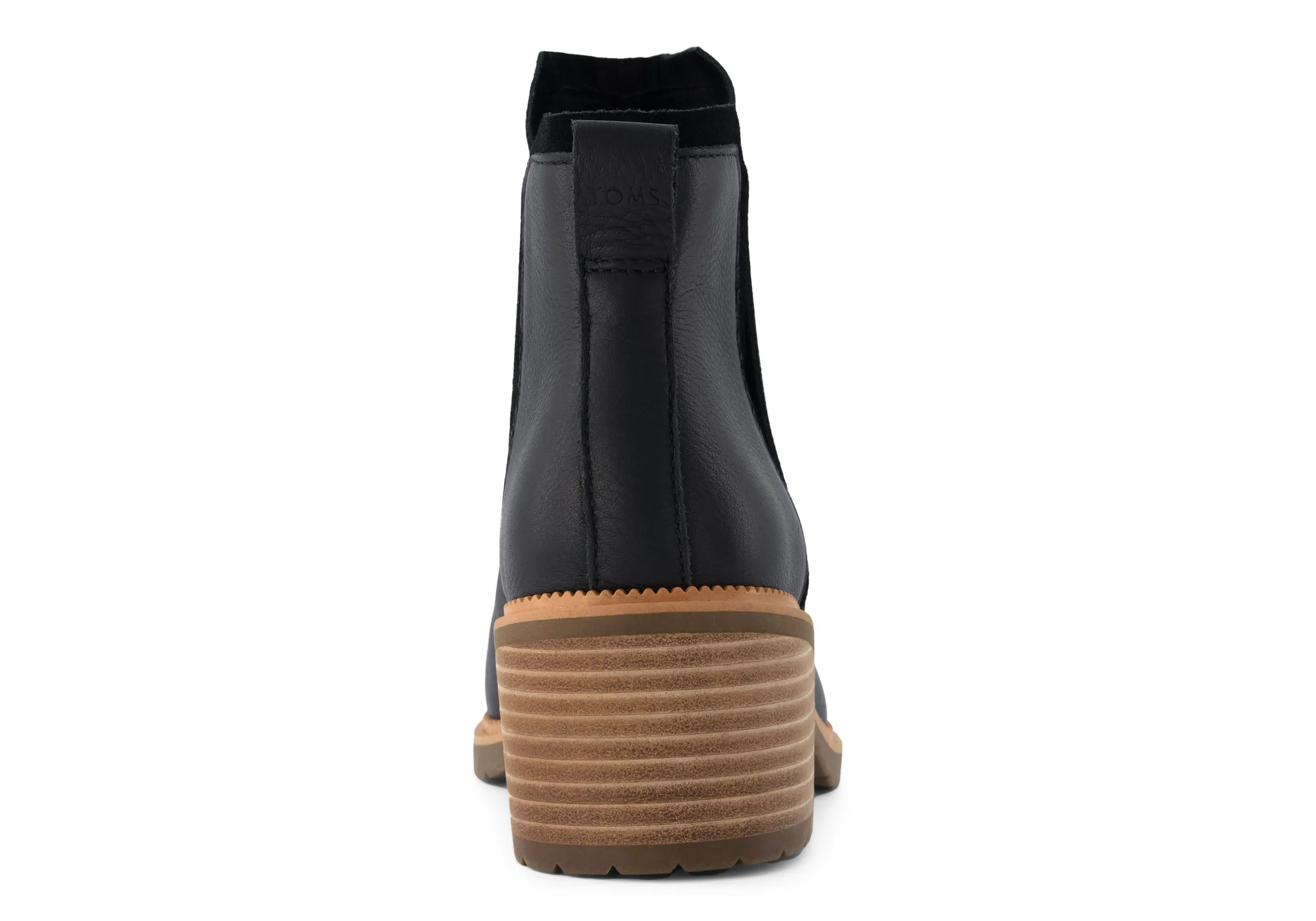 Hailey Heeled Boot - Black Leather