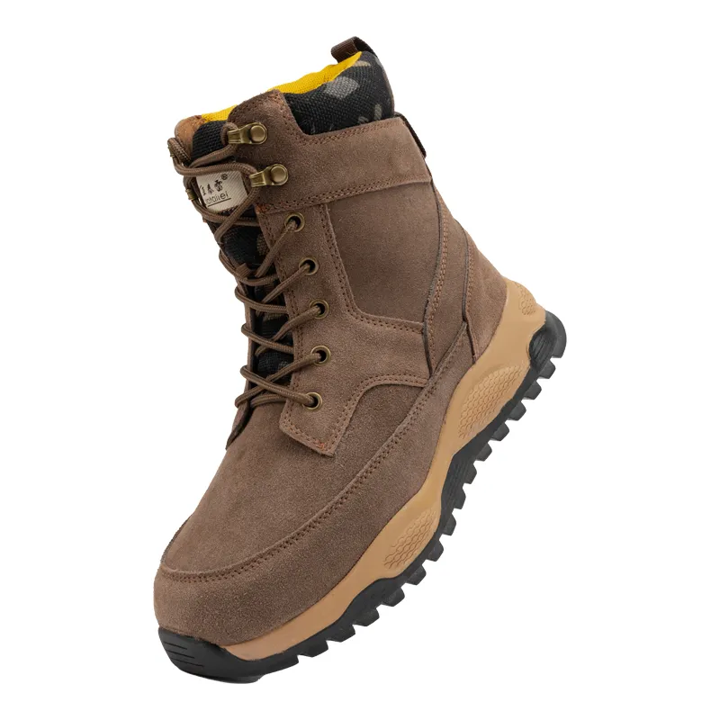 High Ankle Leather Safety Boots for Winter(GM-M24102)