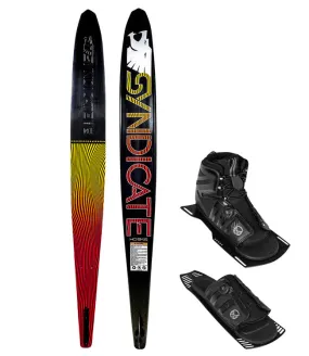 HO Syndicate Works 1 Slalom Ski with Atop Boot & RTP (2025)