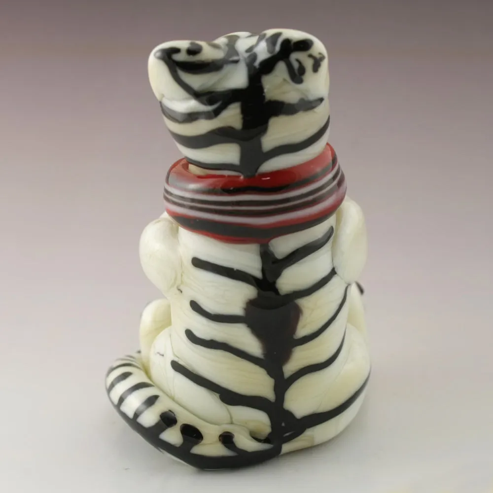 Hot Cocoa Kitty with Yellow Mug and Scarf Sculpture