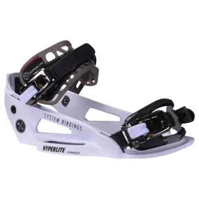 Hyperlite System Lowback  Wakeboard Bindings-White