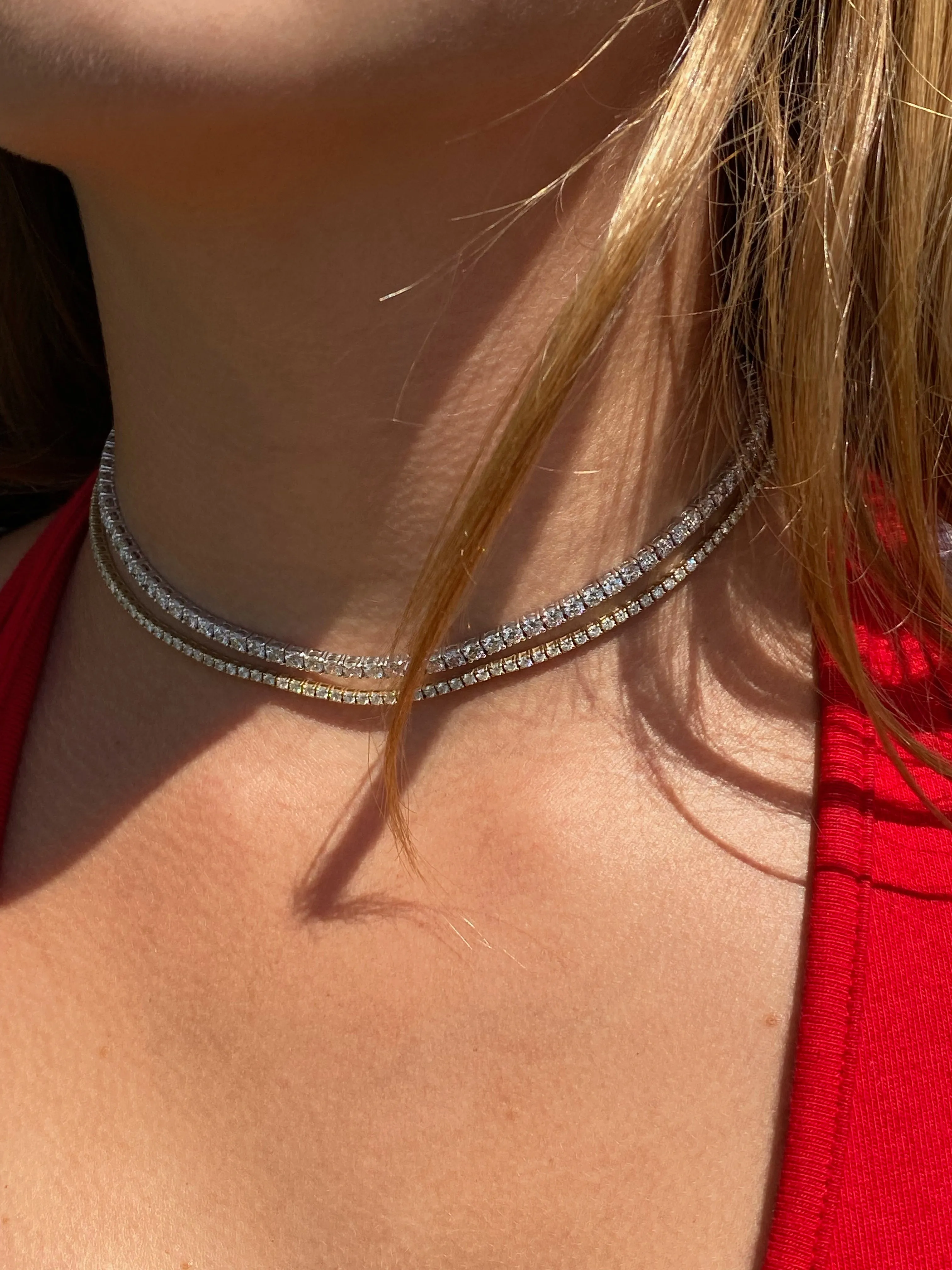 JULIETTE DIAMOND TENNIS NECKLACE