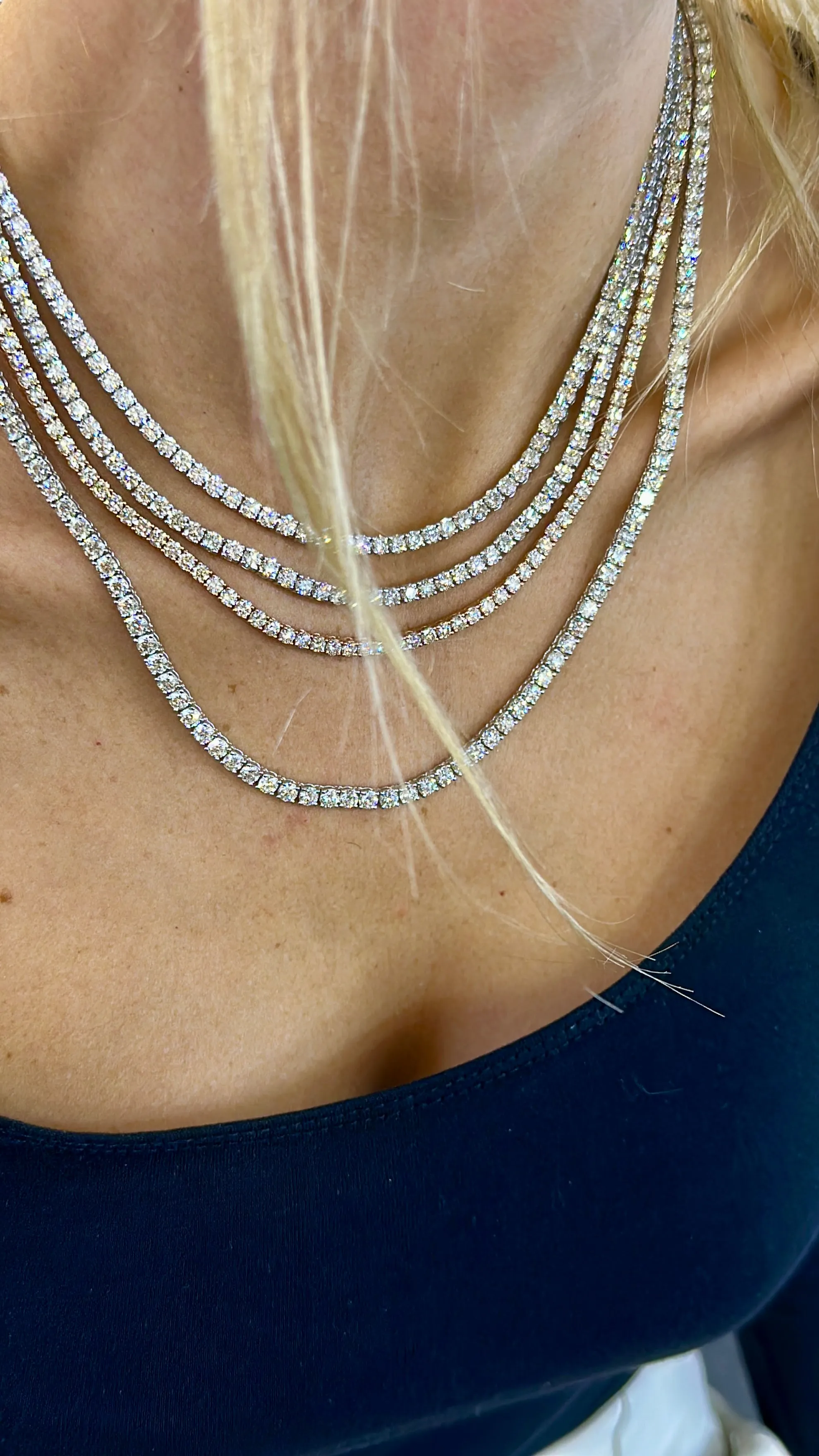 JULIETTE DIAMOND TENNIS NECKLACE