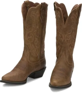 Justin McKayla Tan 12" Stampede Western Boot