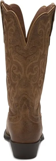Justin McKayla Tan 12" Stampede Western Boot
