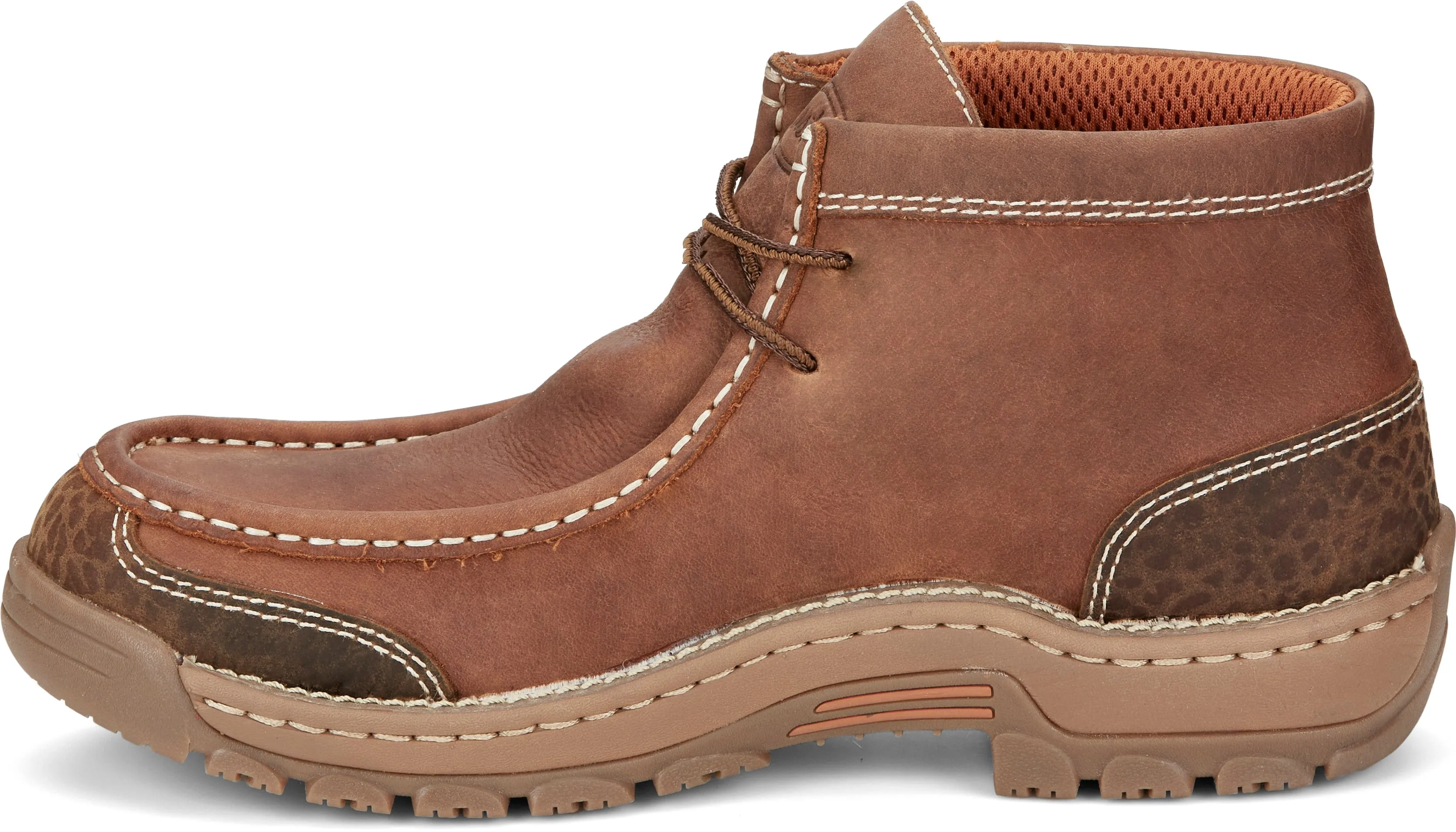 Justin Men's Crafton Barley Brown Waterproof Work Shoe SE251