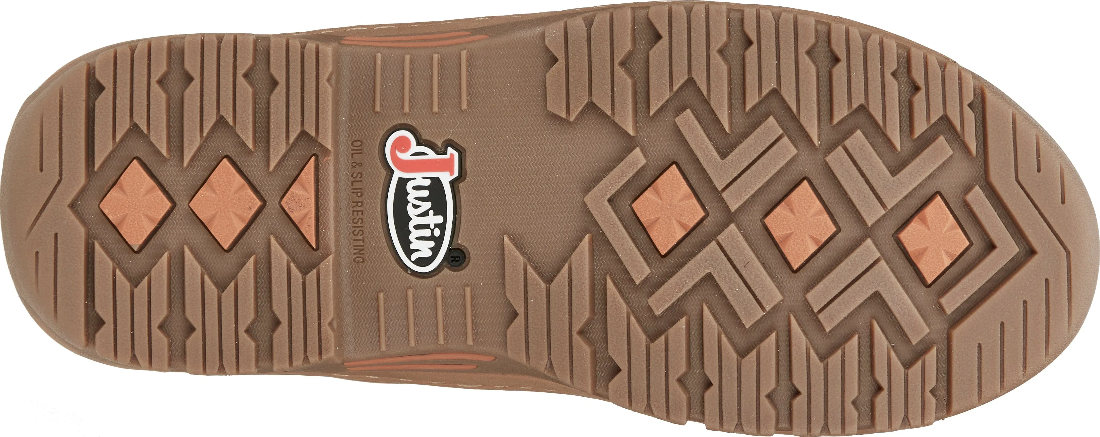 Justin Men's Crafton Barley Brown Waterproof Work Shoe SE251
