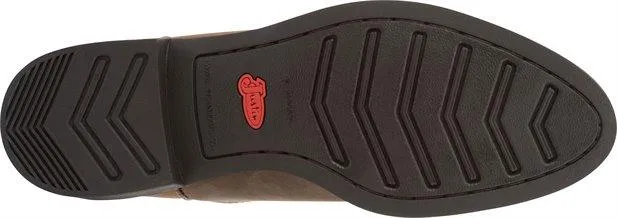 Justin Men's Stampede Jeb Tan Apache Round Toe Roper Boots 3902