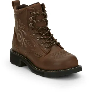 Justin Women's Gypsy Katerina Waterproof Steel Toe Lace Up Work Boots GY985