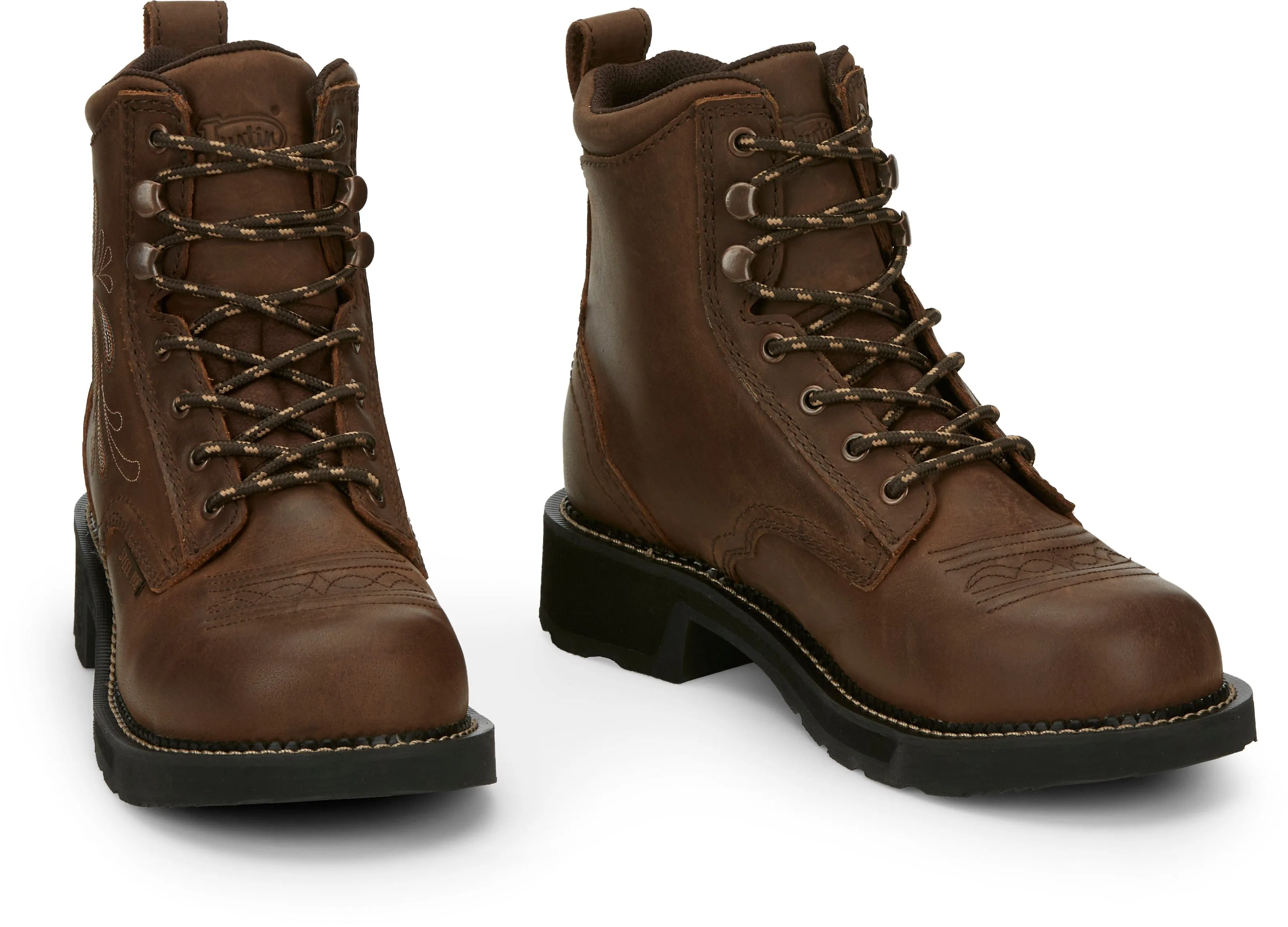 Justin Women's Gypsy Katerina Waterproof Steel Toe Lace Up Work Boots GY985