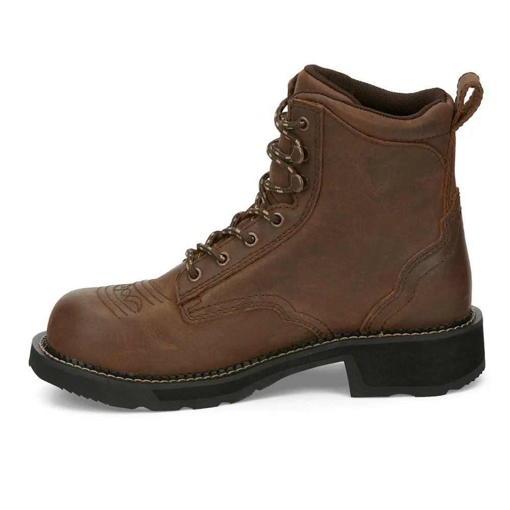 Katerina 6 inch Waterproof Steel Toe Work Boots