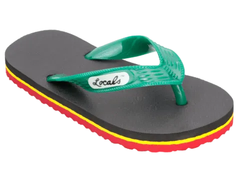 Kids Locals Slippers Striped Rubber Flip Flops from Hawaii