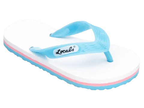 Kids Locals Slippers Striped Rubber Flip Flops from Hawaii